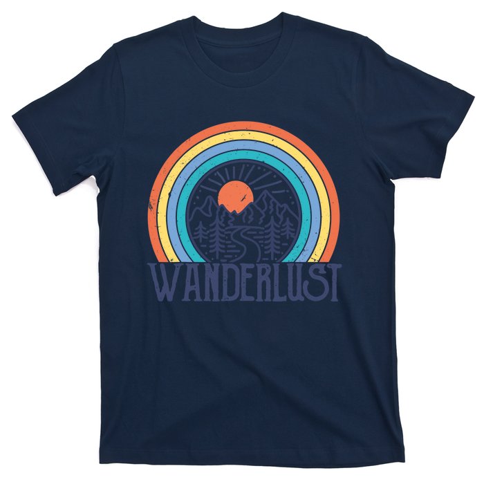 Wander-lust Adventure Road Trip Vacation Travelling Tee T-Shirt