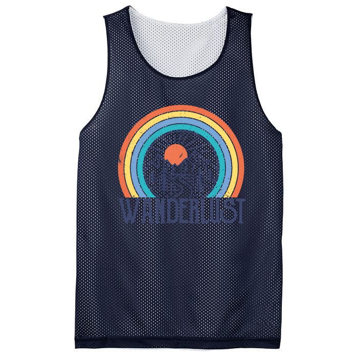 Wander-lust Adventure Road Trip Vacation Travelling Tee Mesh Reversible Basketball Jersey Tank