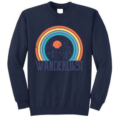 Wander-lust Adventure Road Trip Vacation Travelling Tee Tall Sweatshirt