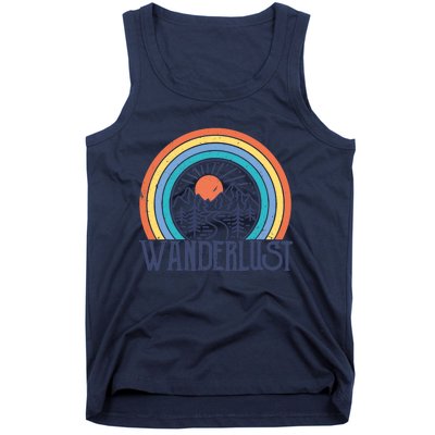 Wander-lust Adventure Road Trip Vacation Travelling Tee Tank Top