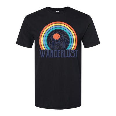 Wander-lust Adventure Road Trip Vacation Travelling Tee Softstyle® CVC T-Shirt