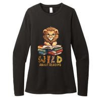 Wild about reading, reading Books And Bookworm Library day Womens CVC Long Sleeve Shirt