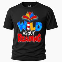 Wild About Reading Book Lover Reading Fan Performance Shirt