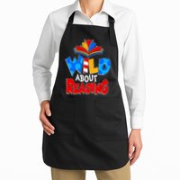 Wild About Reading Book Lover Reading Fan Apron