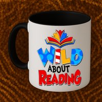 Wild About Reading Book Lover Reading Fan Mug