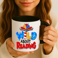 Wild About Reading Book Lover Reading Fan Mug