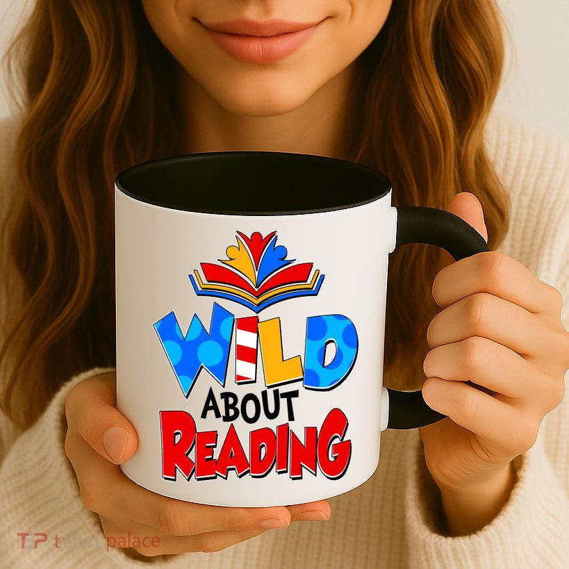 Wild About Reading Book Lover Reading Fan Mug
