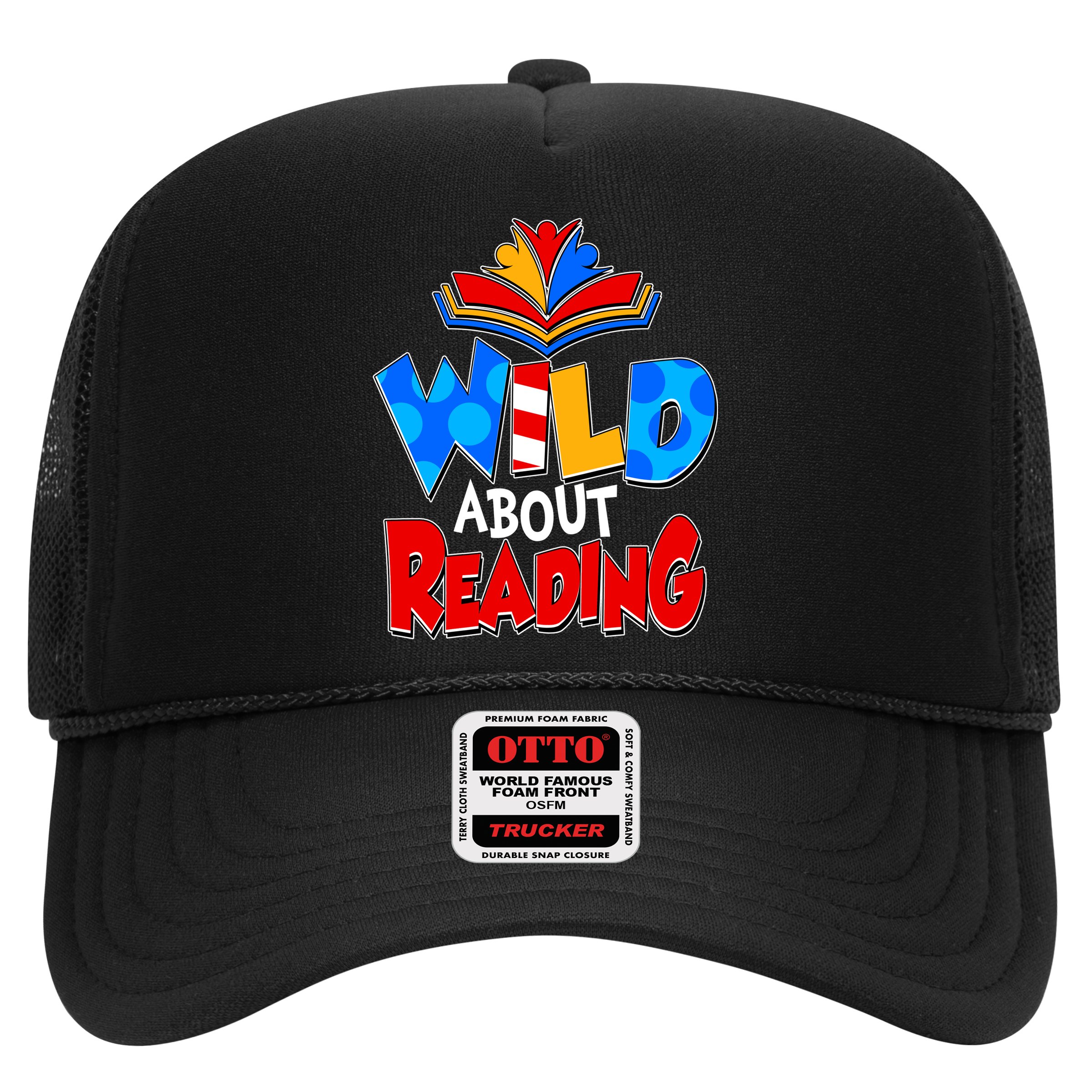 Wild About Reading Book Lover Reading Fan Hat