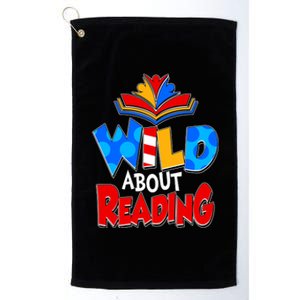 Wild About Reading Book Lover Reading Fan Platinum Collection Golf Towel