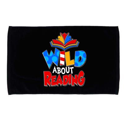 Wild About Reading Book Lover Reading Fan Microfiber Hand Towel