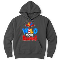 Wild About Reading Book Lover Reading Fan Hoodie
