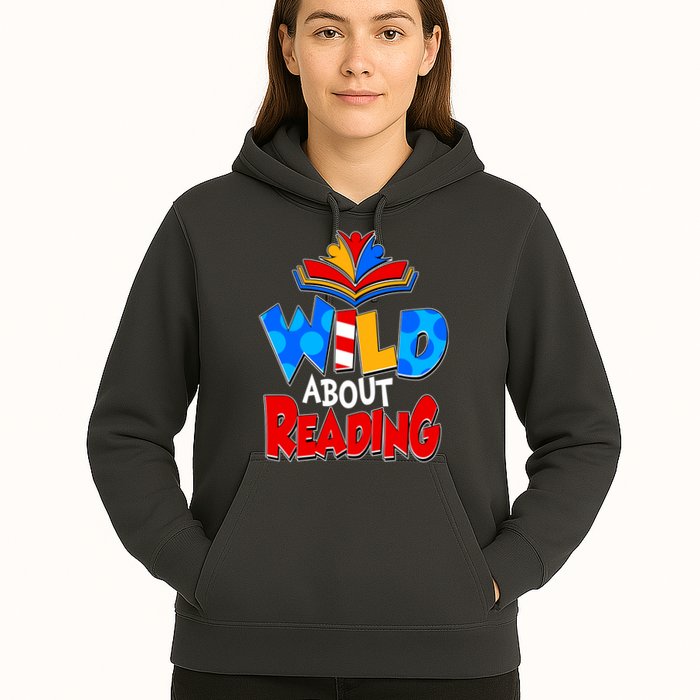Wild About Reading Book Lover Reading Fan Hoodie