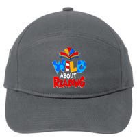 Wild About Reading Book Lover Reading Fan 7-Panel Snapback Hat