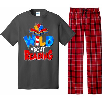 Wild About Reading Book Lover Reading Fan Pajama Set