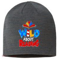 Wild About Reading Book Lover Reading Fan Sustainable Beanie