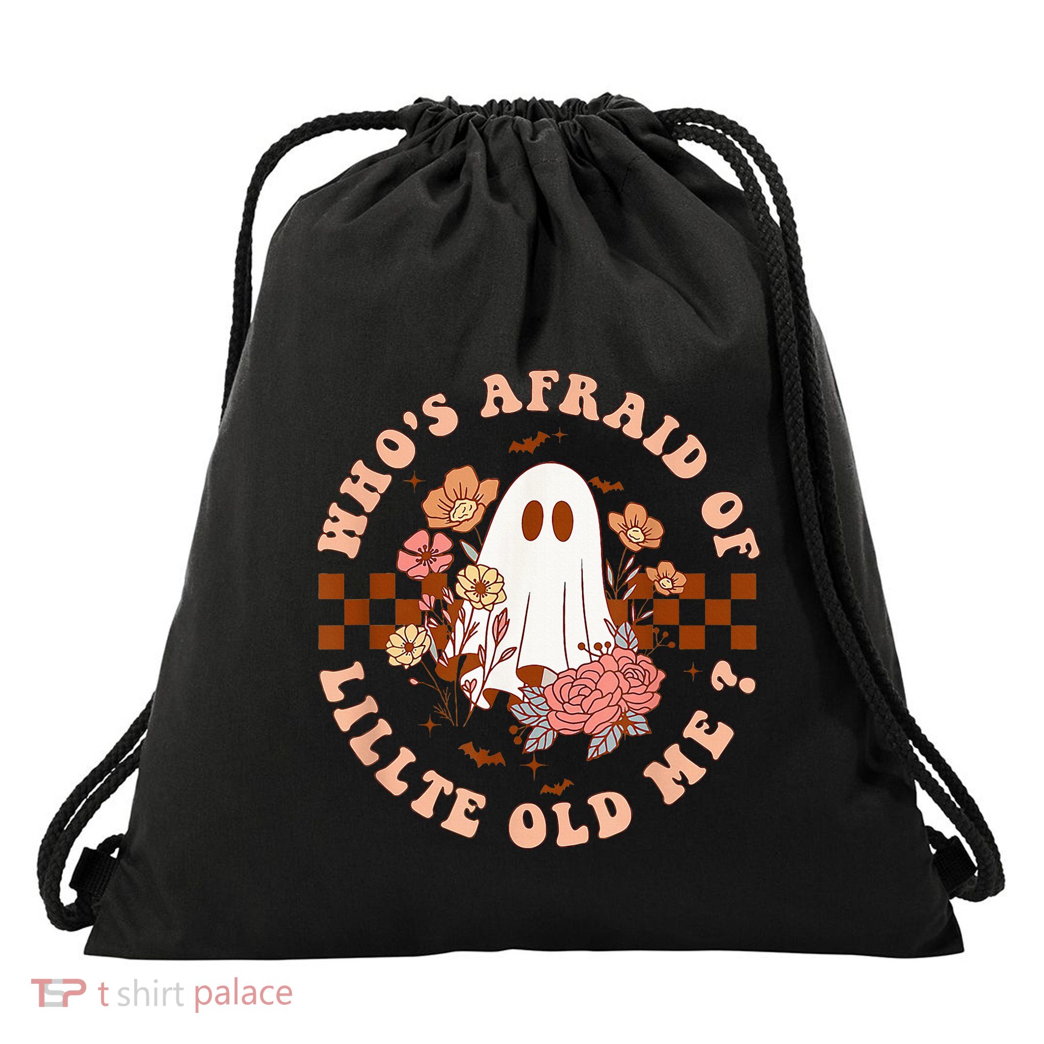 WhoS Af Raid Of Little Funny Old Me Drawstring Bag