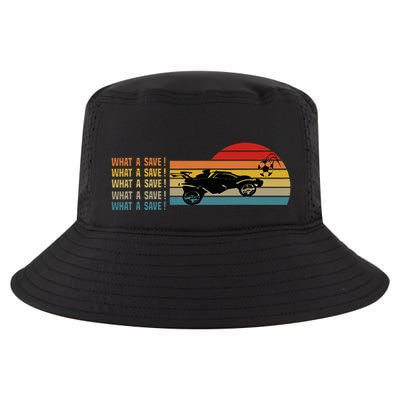 What A Rescue Vintage Retro Rocket Football Car League Cool Comfort Performance Bucket Hat
