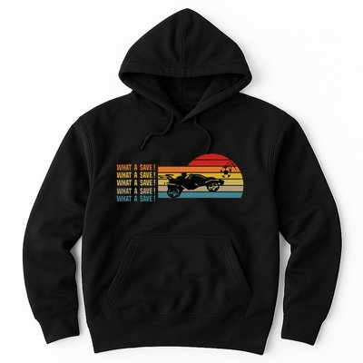 What A Rescue Vintage Retro Rocket Football Car League Hoodie