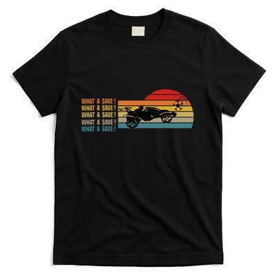 What A Rescue Vintage Retro Rocket Football Car League T-Shirt