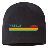 Wasilla Alaska Retro Sunset Sustainable Beanie