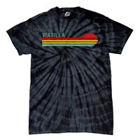 Wasilla Alaska Retro Sunset Tie-Dye T-Shirt