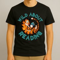 Wild About Reading Tiger T-Shirt