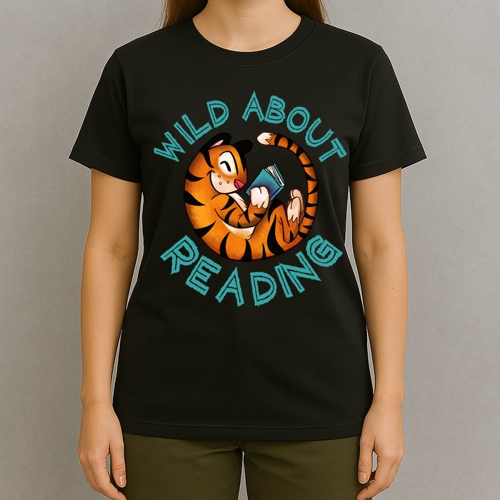 Wild About Reading Tiger T-Shirt