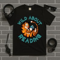 Wild About Reading Tiger T-Shirt