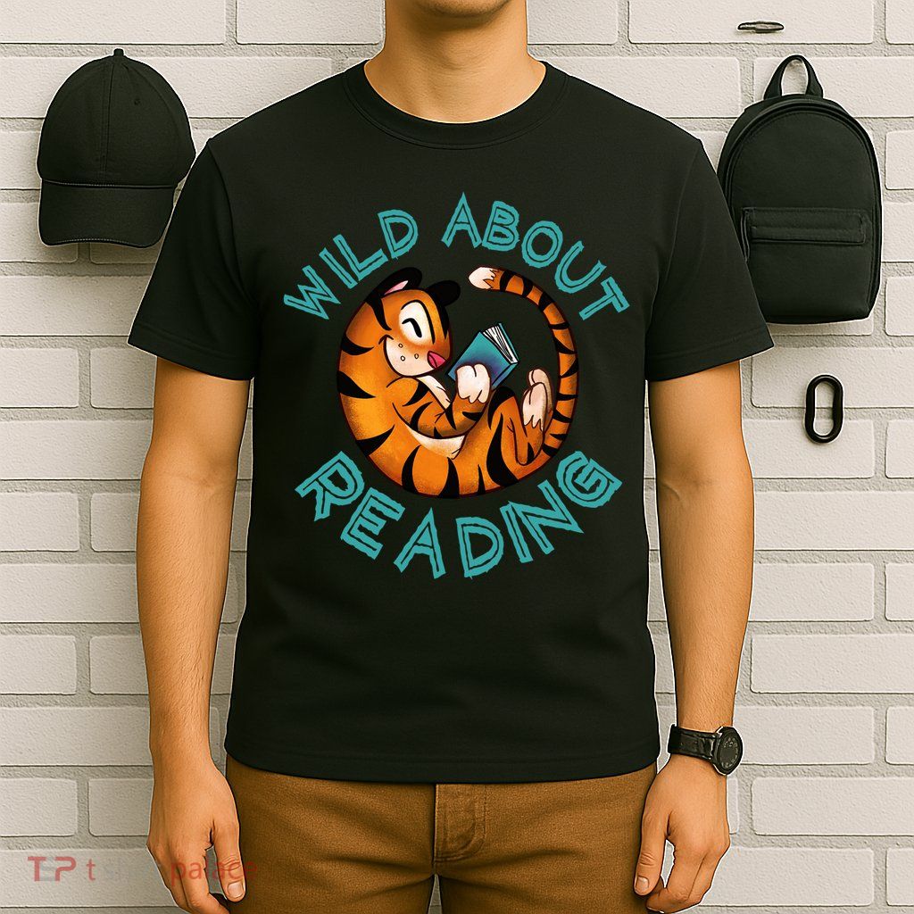 Wild About Reading Tiger T-Shirt