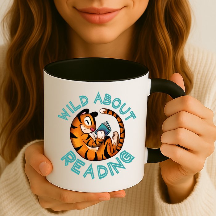Wild About Reading Tiger Mug