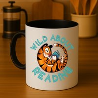 Wild About Reading Tiger Mug