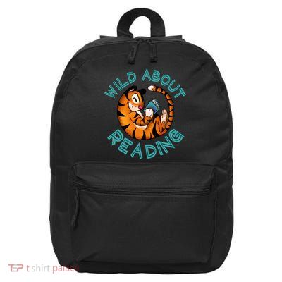 Wild About Reading Tiger 16 in Basic Backpack