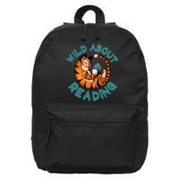 Wild About Reading Tiger 16 in Basic Backpack