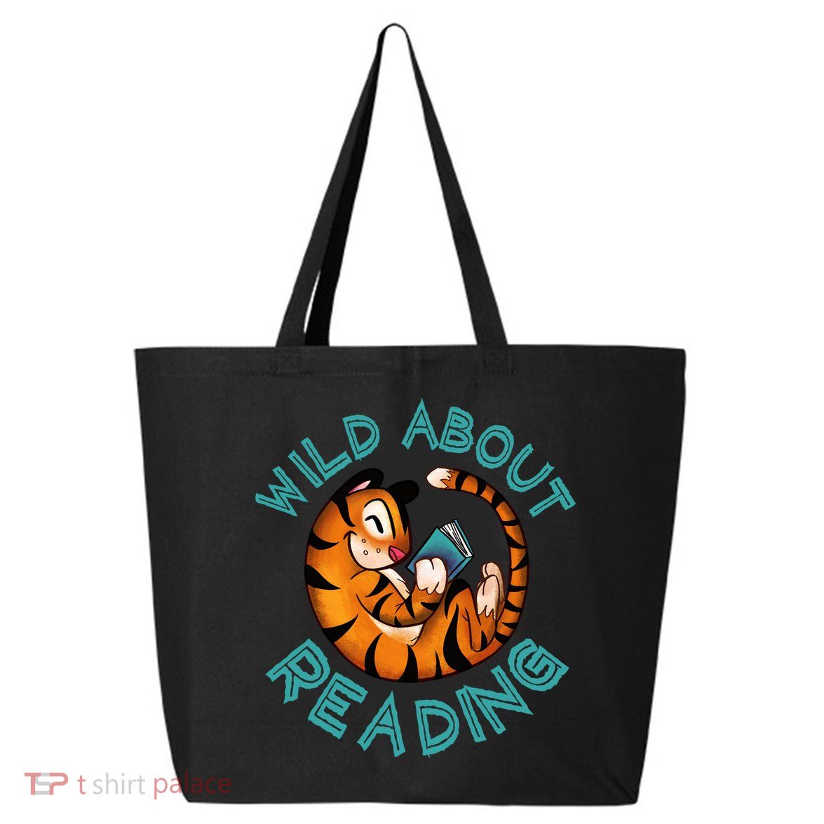 Wild About Reading Tiger 25L Jumbo Tote