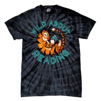 Wild About Reading Tiger Tie-Dye T-Shirt