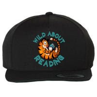 Wild About Reading Tiger Wool Snapback Cap