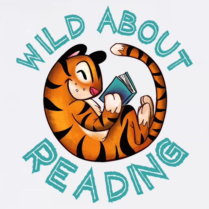 Wild About Reading Tiger Garment-Dyed Sweatshirt