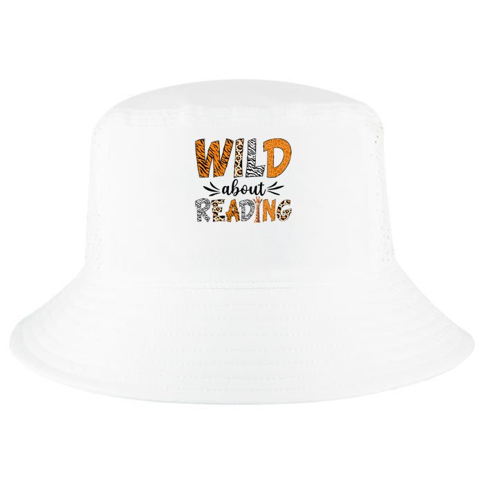 Wild About Reading Books Reader Lover Librarian Zoo Animals Cool Comfort Performance Bucket Hat