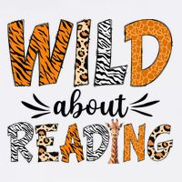 Wild About Reading Books Reader Lover Librarian Zoo Animals Cool Comfort Performance Bucket Hat