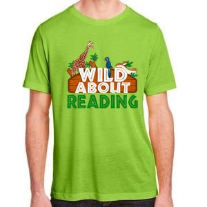 Wild About Reading Animals Adult ChromaSoft Performance T-Shirt