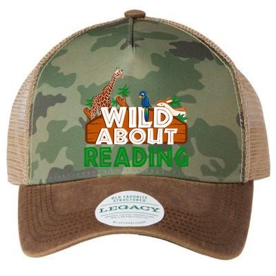Wild About Reading Animals Legacy Tie Dye Trucker Hat
