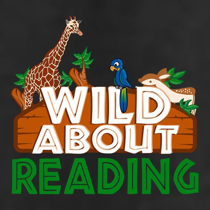 Wild About Reading Animals Garment-Dyed Heavyweight T-Shirt