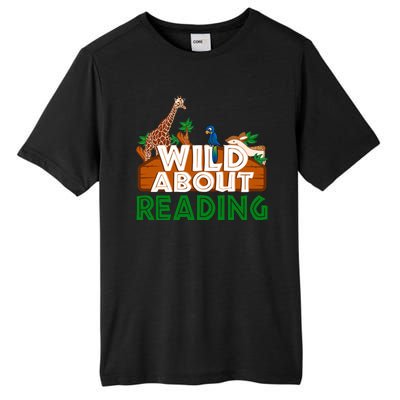 Wild About Reading Animals Tall Fusion ChromaSoft Performance T-Shirt