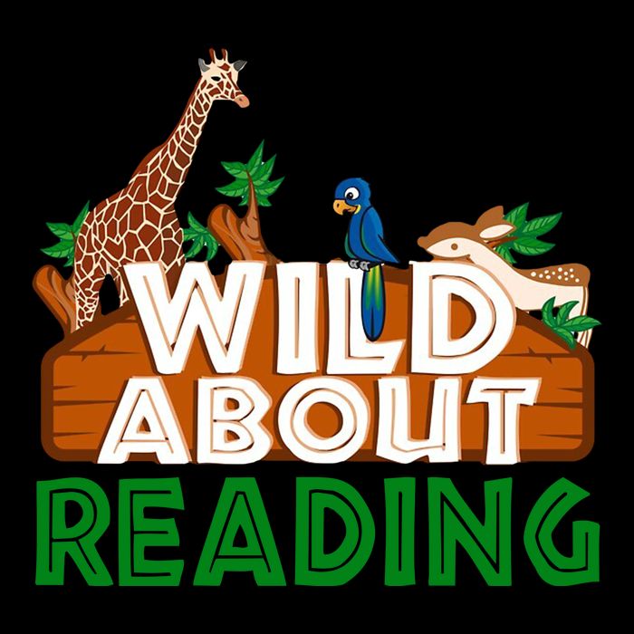 Wild About Reading Animals Cropped Pullover Crew