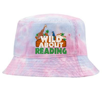 Wild About Reading Animals Tie-Dyed Bucket Hat