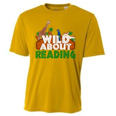 Wild About Reading Animals Cooling Performance Crew T-Shirt