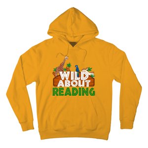 Wild About Reading Animals Hoodie