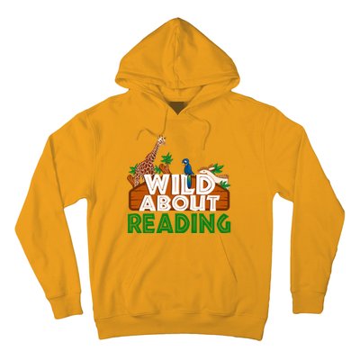 Wild About Reading Animals Hoodie