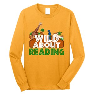 Wild About Reading Animals Long Sleeve Shirt