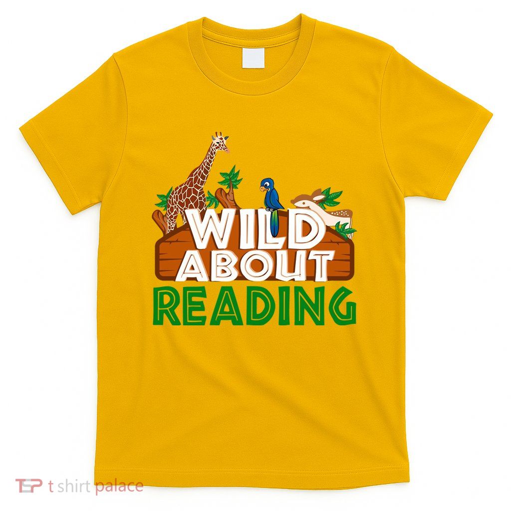 Wild About Reading Animals T-Shirt